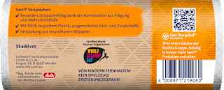 Müllbeutel 35 l Zugband mit 100 % recyceltem Plastik Swirl