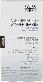 Augenbrauen- und Wimpernfarbe Schwarz Swiss-o-Par