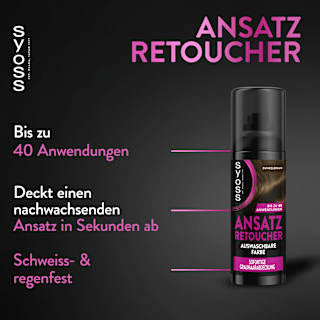 Ansatz Retoucher Dunkelbraun Syoss