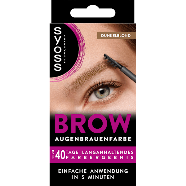 Augenbrauenfarbe Dunkelblond 6-1 syoss