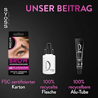 Augenbrauenfarbe Dunkelblond 6-1 syoss