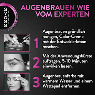 Augenbrauenfarbe Dunkelblond 6-1 syoss