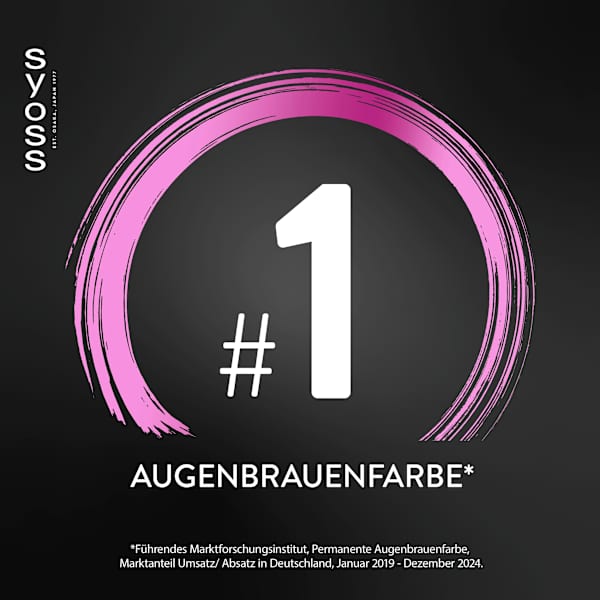 Augenbrauenfarbe Dunkelbraun  4-1 syoss