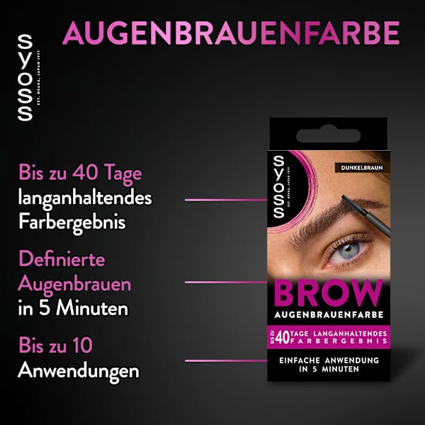 Augenbrauenfarbe Dunkelbraun  4-1 syoss