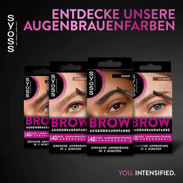 Augenbrauenfarbe Schwarz 1-1 syoss