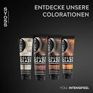 Farb-Glanzbehandlung Glossing Color Glaze kühles Mittelbraun Syoss
