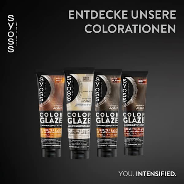 Farb-Glanzbehandlung Glossing Color Glaze Warmes Kupfer Syoss