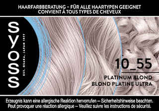 Haare Aufheller 10_55 Platinum Blond Syoss