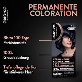 Haarfarbe 1_4 Blauschwarz Syoss