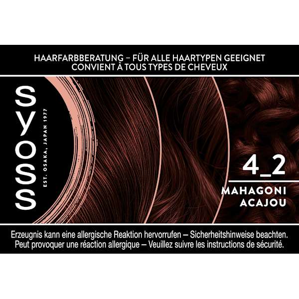 Haarfarbe 4_2 Mahagoni Syoss