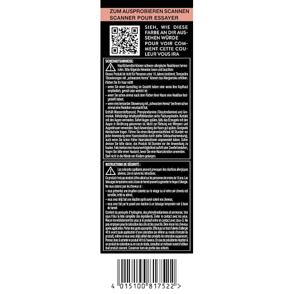 Haarfarbe 4_22 Leuchtendes Rot Syoss