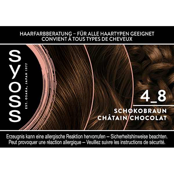 Haarfarbe 4_8 Schokobraun Syoss