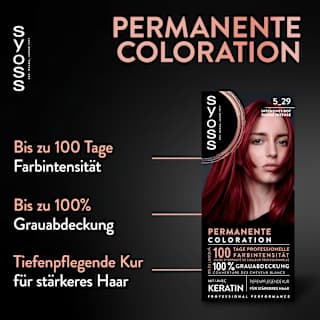 Haarfarbe 5_29 Intensives Rot Syoss