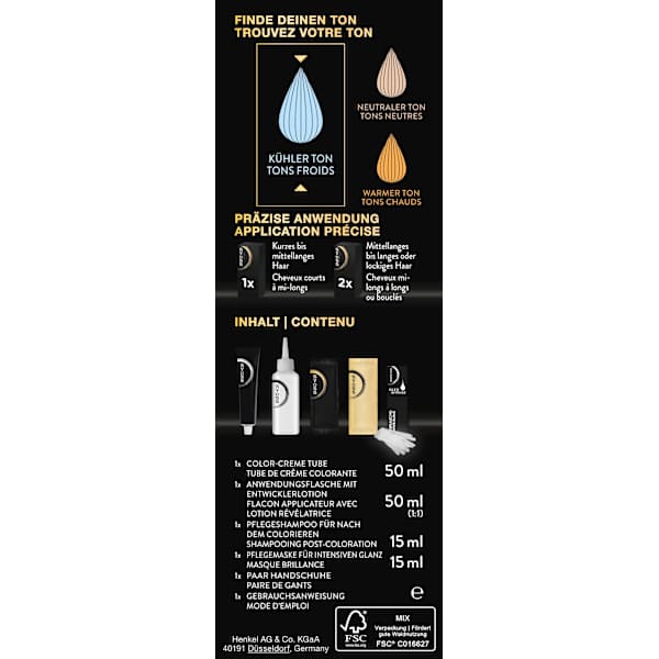 Haarfarbe 10_50 helles Aschblond Syoss Oleo Intense
