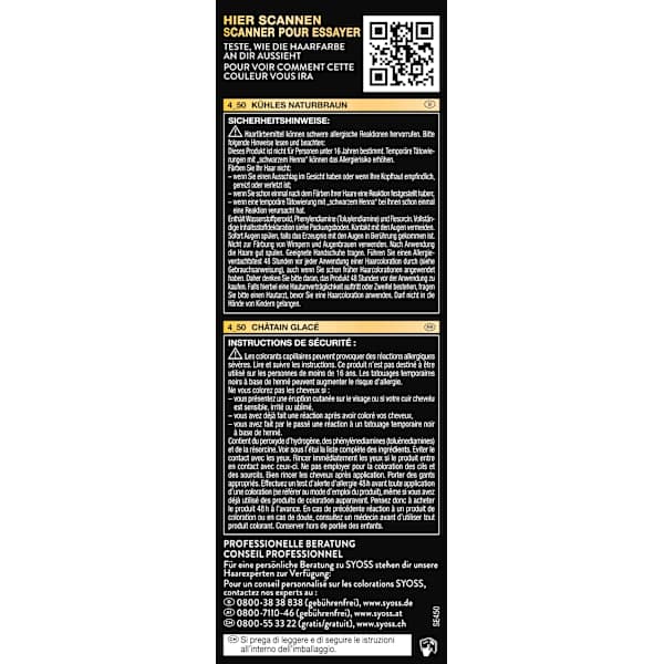 Haarfarbe 4_50 Naturbraun Syoss Oleo Intense