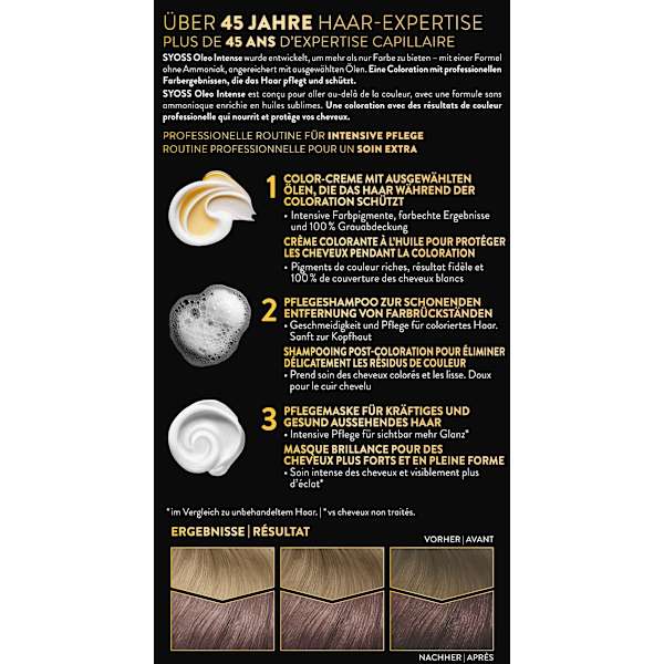 Haarfarbe 7_56 Dunkles Aschblond Syoss Oleo Intense