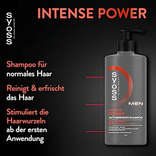 Shampoo Men Intense Power syoss