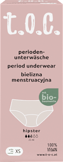 Periodenunterwäsche Hipster schwarz Gr. XS t.o.c.