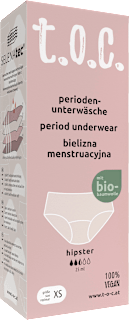 Periodenunterwäsche Hipster schwarz Gr. XS t.o.c.