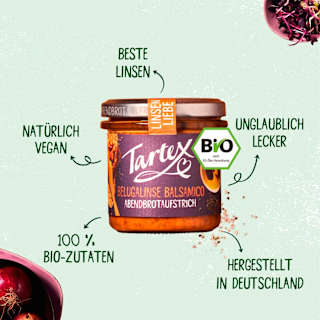 Brotaufstrich, Belugalinse Balsamico Tartex