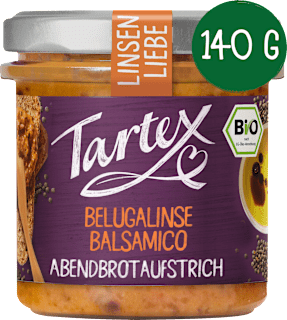 Brotaufstrich, Belugalinse Balsamico Tartex