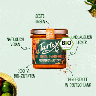 Brotaufstrich, Rote Linse Italienische Kräuter Tartex