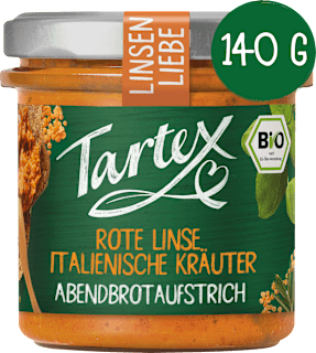 Brotaufstrich, Rote Linse Italienische Kräuter Tartex