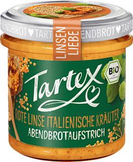 Brotaufstrich, Rote Linse Italienische Kräuter Tartex