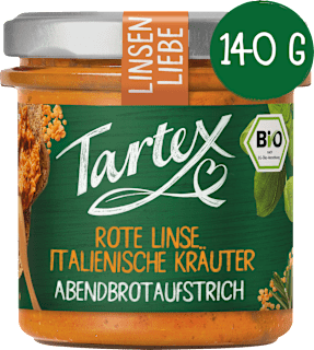 Brotaufstrich, Rote Linse Italienische Kräuter Tartex