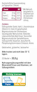 Eisen + Folsäure + Vitamin C direkt Granulat (20 Stück) taxofit