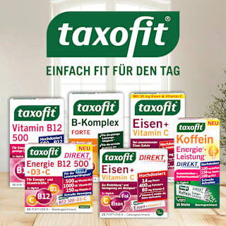 Eisen + Folsäure + Vitamin C direkt Granulat (20 Stück) taxofit
