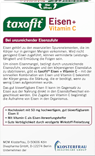 Eisen + Vitamin C Kapseln taxofit