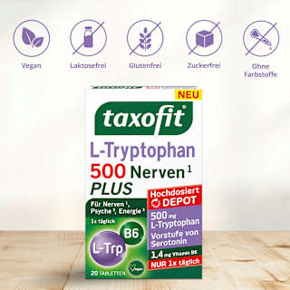 L-Trypthophan 500 Tabletten taxofit