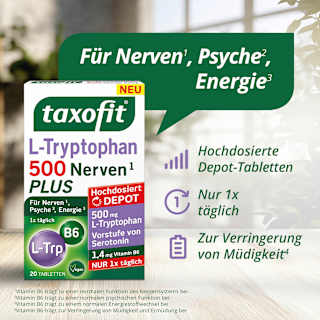 L-Trypthophan 500 Tabletten taxofit