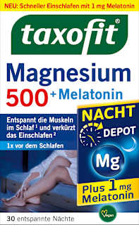 Magnesium Nacht 500 + Melatonin Tabletten 30 St taxofit