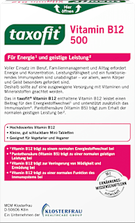 Vitamin B12 500 Mini Tabletten 30 St taxofit