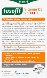Vitamin D3 2500 I.E. Tabletten 50 St taxofit