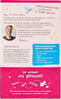 Kindertee Himbeertraum (20 Beutel), ab 1 Jahr  Teefee