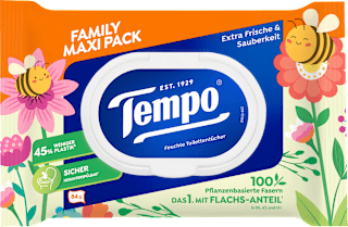 Feuchtes Toilettenpapier Family Maxi Pack  Tempo