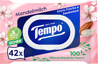 Feuchtes Toilettenpapier Mandelmilch & Panthenol Tempo