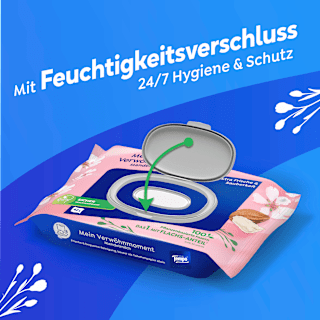 Feuchtes Toilettenpapier Mandelmilch & Panthenol Tempo