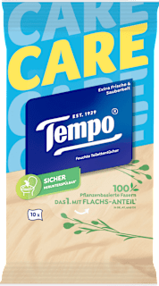 Feuchtes Toilettenpapier, Reisegröße Tempo