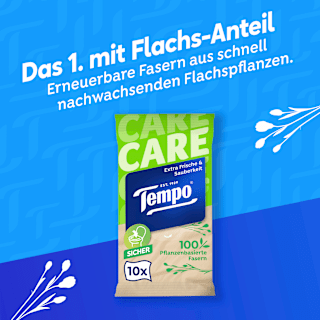 Feuchtes Toilettenpapier, Reisegröße Tempo