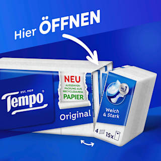 Taschentücher (15x10 St) Tempo