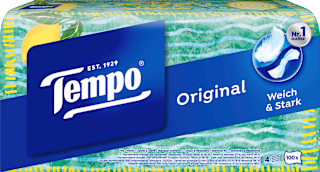 Taschentücher Box 4-lagig Tempo
