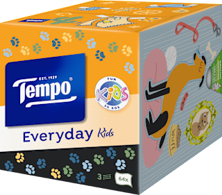 Taschentücher Box Kids Everyday Tempo