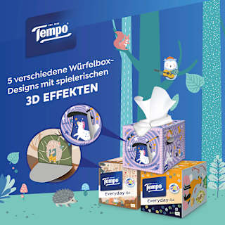 Taschentücher Box Kids Everyday Tempo
