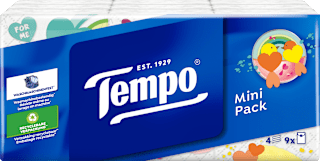 Taschentücher Mini pack (9x5 St) Tempo