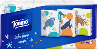Taschentücher Mini pack (9x5 St) Tempo
