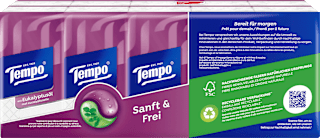 Taschentücher sanft & frei (10x9 St) Tempo